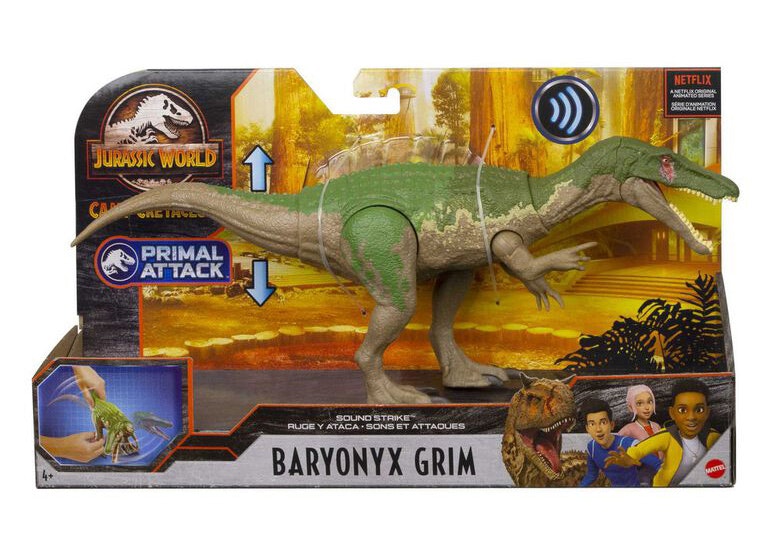 Jurassic World Camp Cretaceous Sound Strike Baryonyx Grim